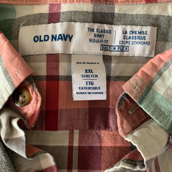 Classic Plaid Shirt -  XXL stretch - Old Navy - Picture 4 of 5